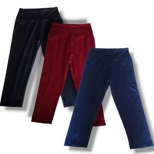 Women's Tummy Control Yoga Capris S/M